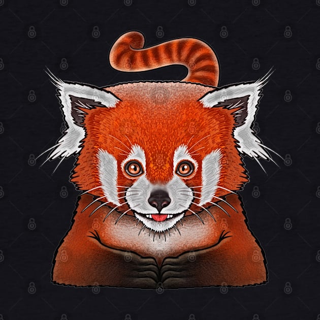 Baby red panda,red panda lover cute red panda by Artardishop